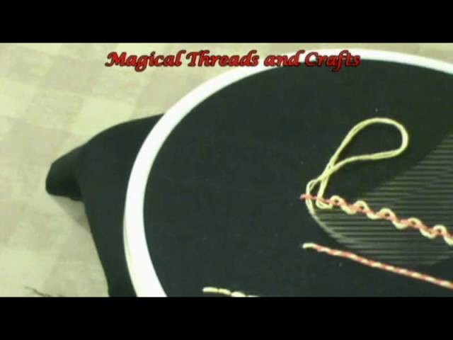 Back Stitch - How to do Basic Hand Embroidery Stitches in Malayalam