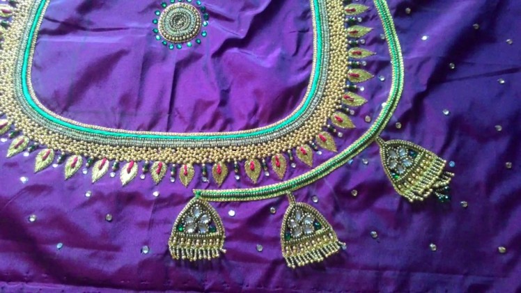 Blouse design hand embroidery work