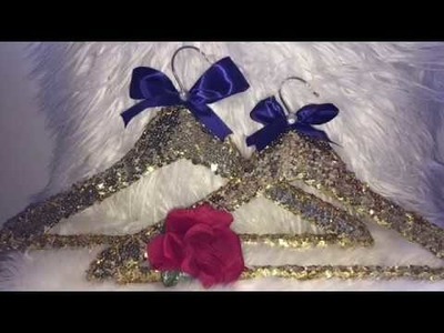 Bridesmaids Sequin Hangers: DIY Bride Series(part 3)
