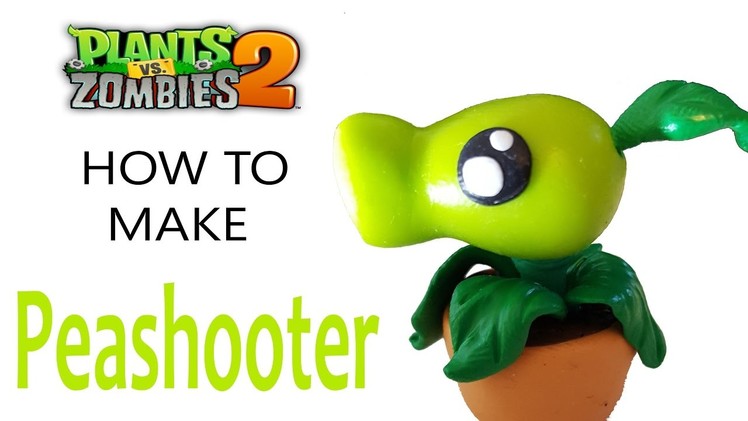 Bunbum's howto Peashooter | Plant and Zombies | Playdoh.Clay tutorial video