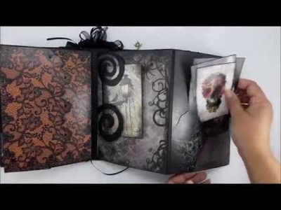 DannyCraftShop - Scrapbook Handmade Gothic Fantasy Mystery Mini Album #8