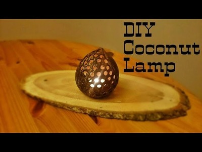 DIY Coconut Lamp