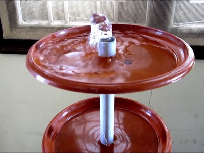 DIY PLASTIC WATER FOUNTAIN with Recycling Plastic material(Home decoration)