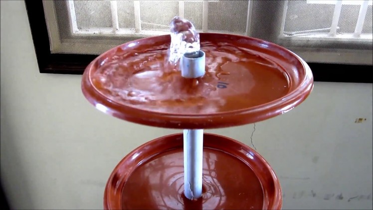 DIY PLASTIC WATER FOUNTAIN with Recycling Plastic material(Home decoration)