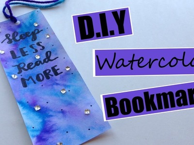 DIY Watercolor Bookmark Using Only Markers!!!