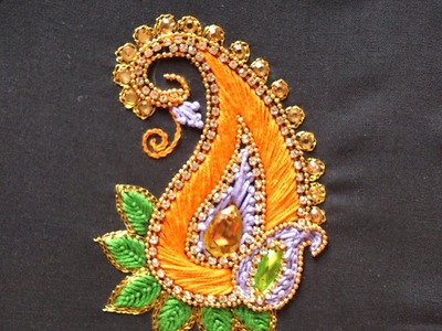 Hand embroidery designs .Aari style embroidery for ghagras, dresses, sarees and blouses.