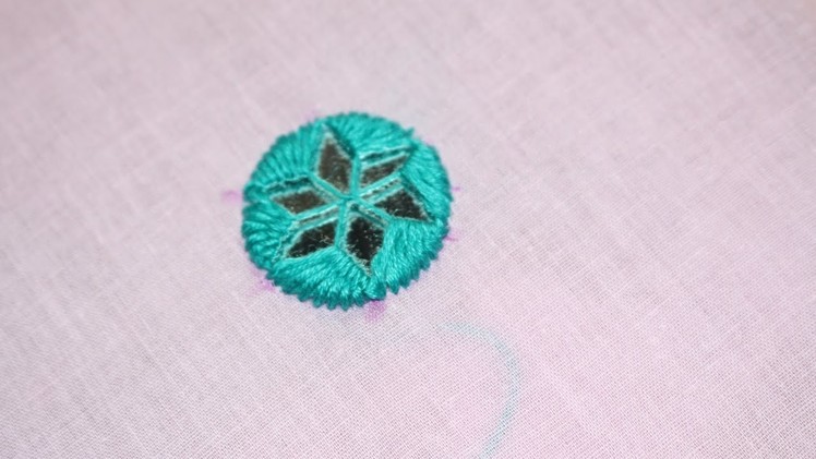 Hand embroidery designs | Mirror work | Stitch and Flower-103