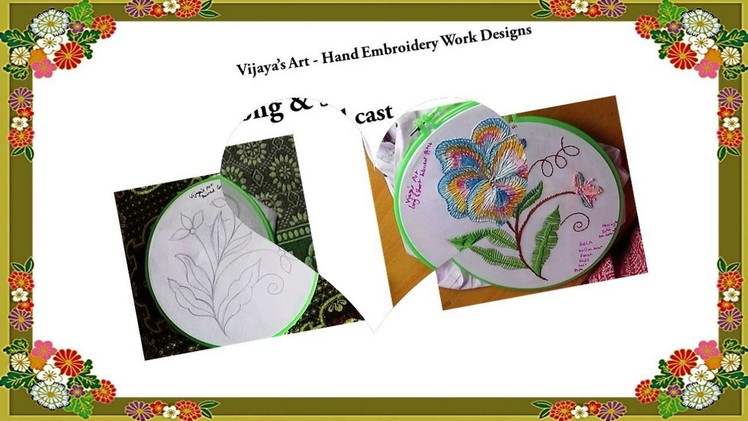 Hand Embroidery  Designs part 3