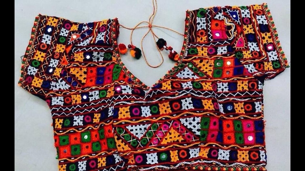 kutchi hand work blouse