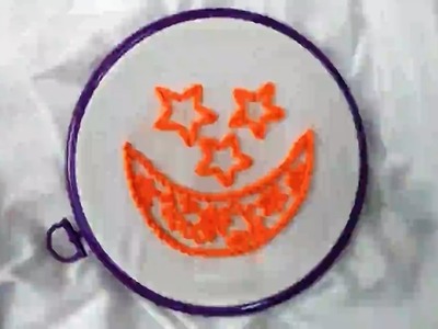 Hand Embroidery - Moon and Star Stitch