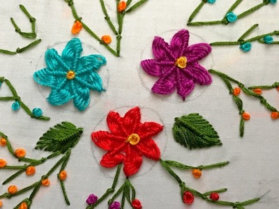 Hand Embroidery: Spiderweb Variations
