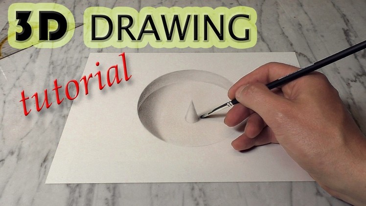 How to draw a hole in 3D. Tutorial