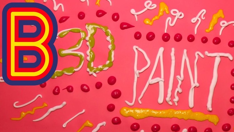 How to make 3D Paint | Beano Makes