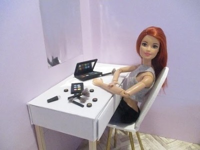 How To Make A Barbie Doll Desk : DIY Barbie Doll Furniture
