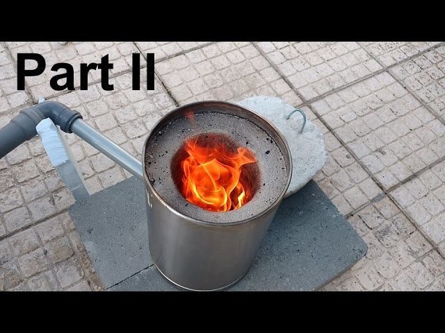 How To Make a Small Metal Furnace ( Foundry. Smelter ) - Part II