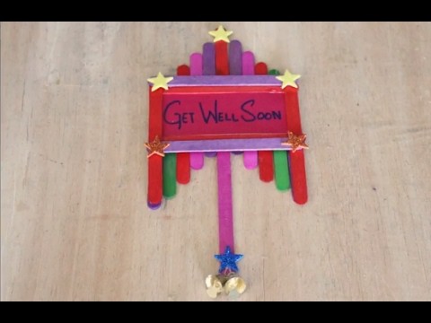 How to make a Wish from Popsicle Sticks: Greeting Cards