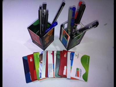 ## How to Make || DIY || Pen holder ||from Sim Card || holder || case##