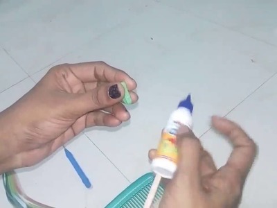 Quilling fan flowers making tamil