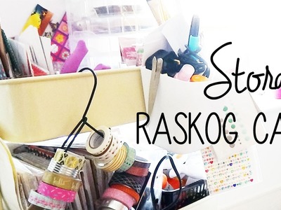 Scrapbook Storage Tour: Raskog Cart Organisation