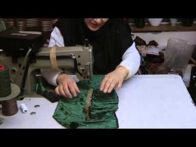 Sewing hijab cap