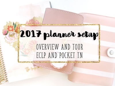 2017 Planner Setup and Lineup! | Erin Condren Life Planner and Pocket Foxy Fix