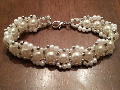 Beaded Pearls Bracelet Jewelry: DIY Beads Creation