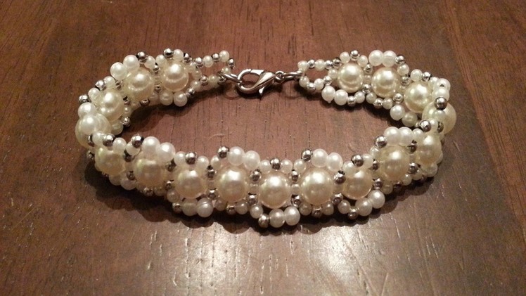Beaded Pearls Bracelet Jewelry: DIY Beads Creation