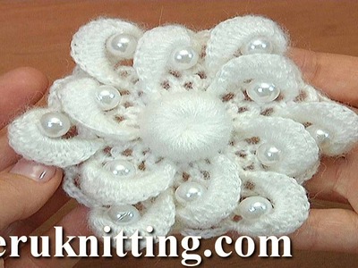 Crochet Double Layered Flower Tutorial 135
