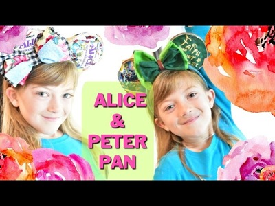 DIY Alice in Wonderland and Peter pan Mickey Mouse Ears