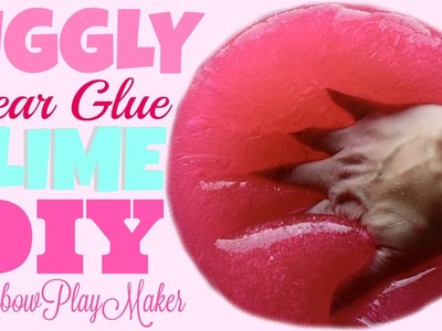 DIY CLEAR GLUE JIGGLY SLIME TUTORIAL! HOW TO Make Slime with ONLY 3 INGREDIENTS!!!