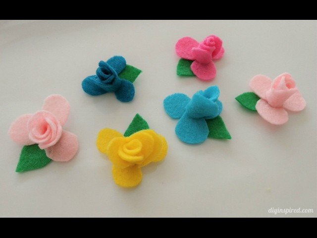 DIY Craft: How to Make Mini Felt Flowers
