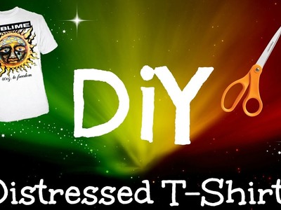 DIY: Distressed T Shirt