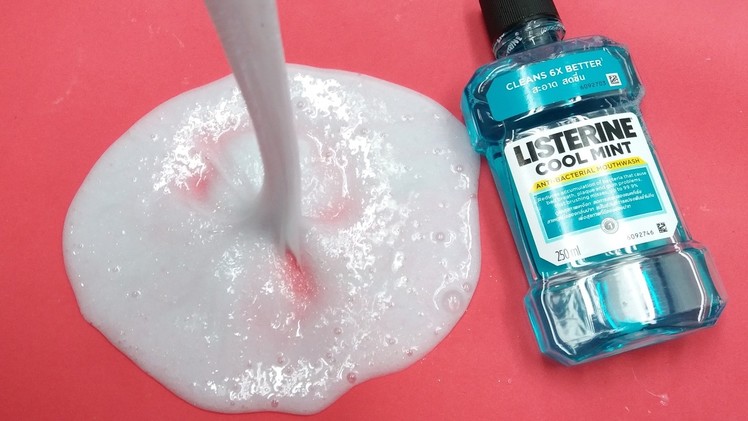 DIY Listerine Slime! How To Make Listerine Slime Without Borax, Shampoo! Easy Slime
