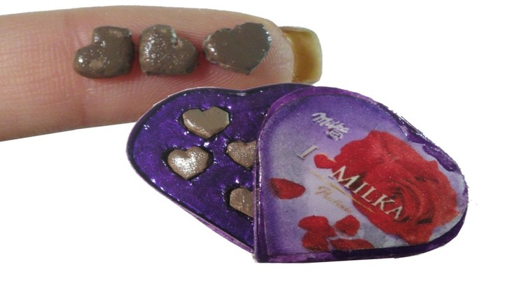 DIY Miniature ♥Milka Chocolates♥ for Dollhouse TUTORIAL – Crafts