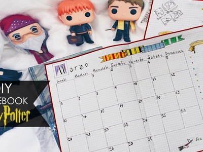DIY Notebook ϟ SPEED * Plan with me - Harry Potter