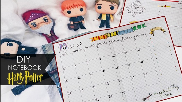 DIY Notebook ϟ SPEED * Plan with me - Harry Potter
