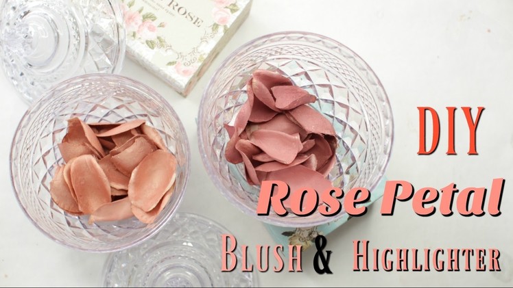 DIY Rose Petal Blush and Highlighter ( Laduree and Lancome Inspired ) - Shesolovelyy