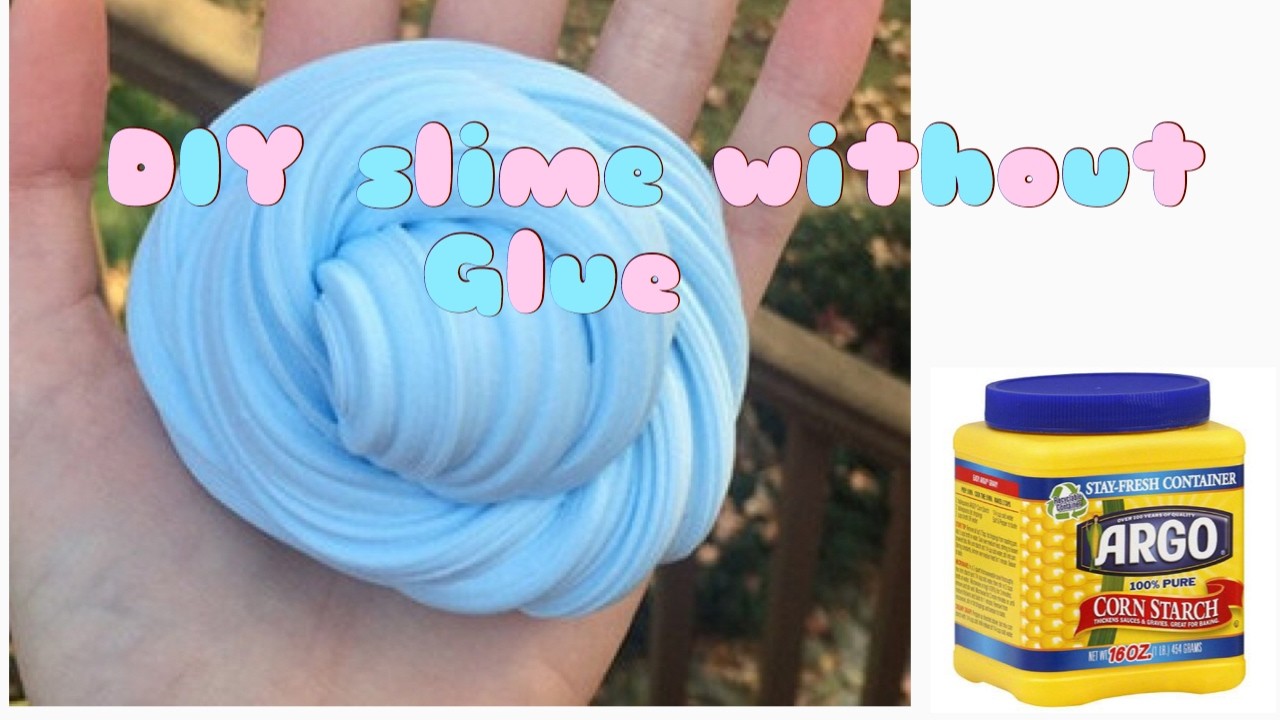 how to make slime without glue or activator 1 ingredient