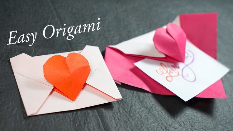 Easy Origami Heart Envelope Tutorial (Henry Phạm)