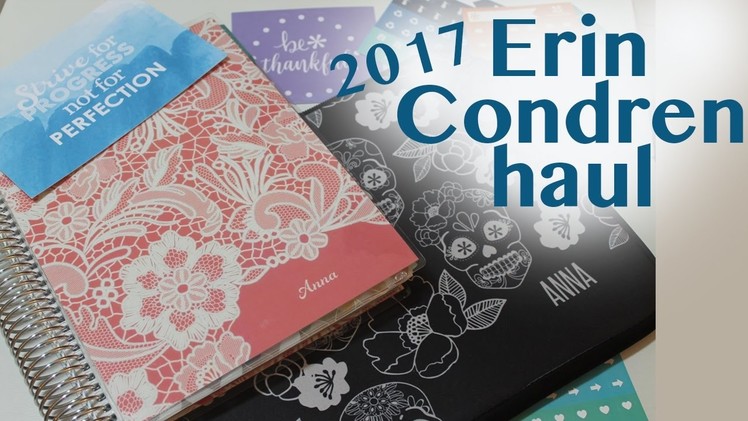 Erin Condren Horizontal Planner 2017 | First Look | Sticker Haul