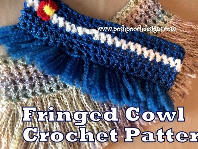 Fringed Cowl Crochet Pattern