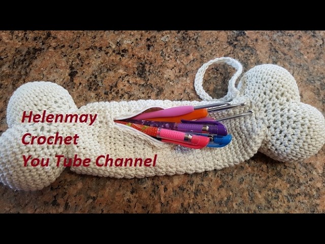 Helenmay Crochet Quick, Easy, Beginner Dog Bone Purse DIY Tutorial