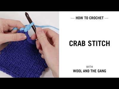 How to Crochet Crab Stitch