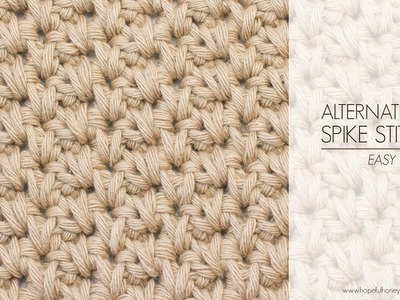 How To: Crochet The Alternating Spike Stitch - Easy Tutorial