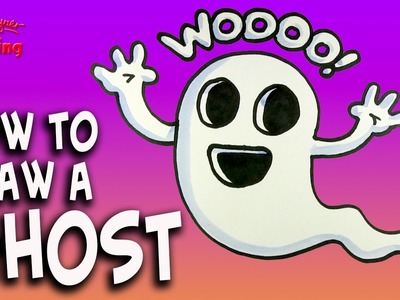 How to Draw a Ghost - Easy step-by-step for Beginners