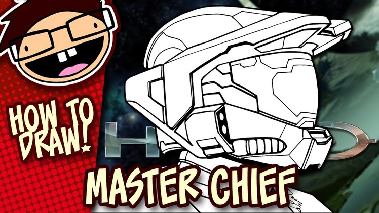 How to Draw MASTER CHIEF (Halo) | Easy Step-by-Step Drawing Tutorial