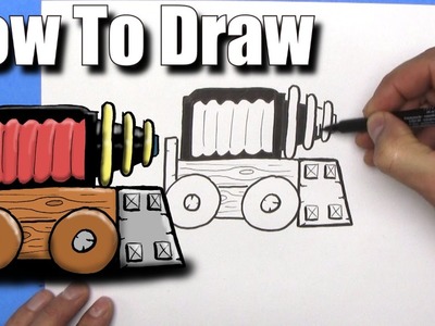 How To Draw Sparky from Clash Royale- EASY- Step By Step