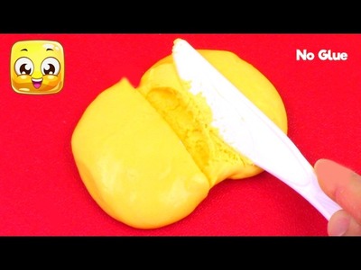 How To Make Butter Slime without Glue! DIY Slime Recipe No Borax, Clay, Shaving Cream!