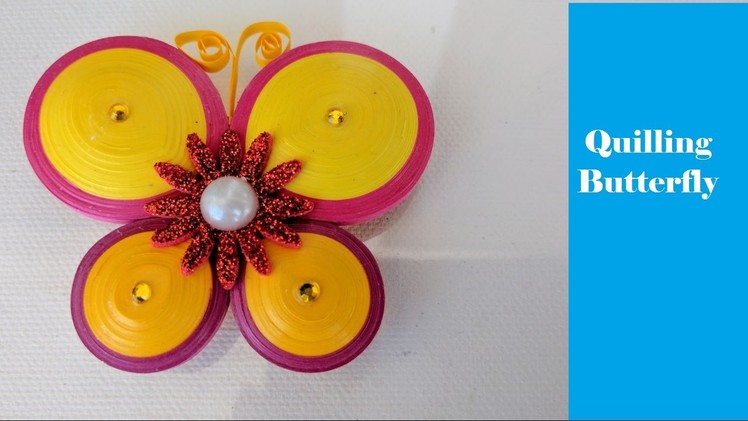 How to make Quilling Butterfly 3D | Tutorial | DIY