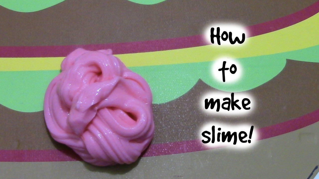 how to make slime without activator or glue or eyes contacts